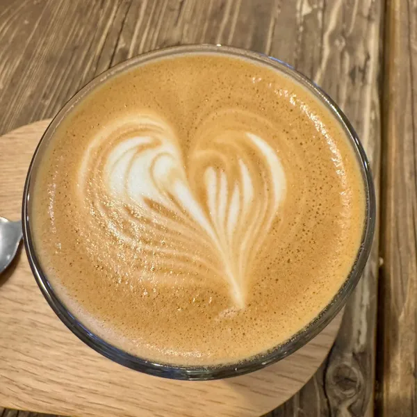 Cappuccino mit Latte Art