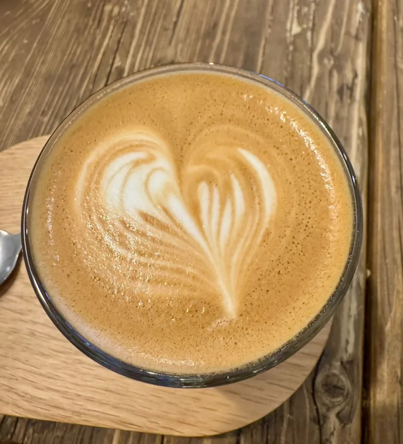 Cappuccino mit Latte Art